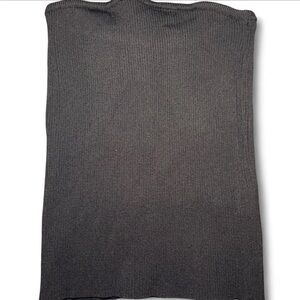 Forever 21 Black Ribbed Tube Top NWT